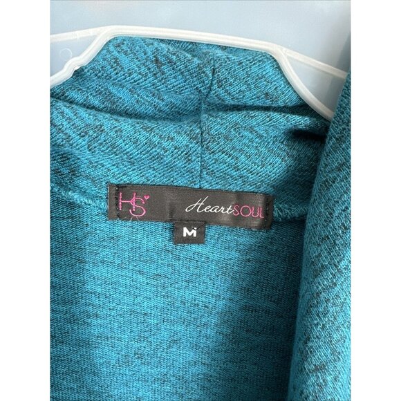 Heart and Soul Woman’s Blouse turquoise Medium Top - Picture 2 of 12